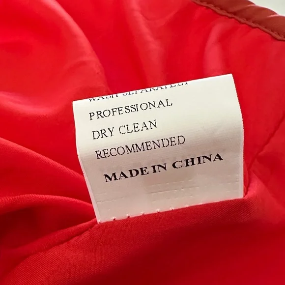 Red and Brown Striped Puffer Jacket - Picture 5 of 8